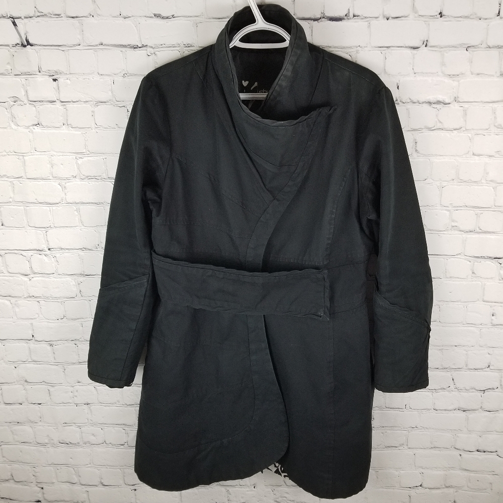 SCHWIING | distressed denim asymmetrical jacket - Picture 2 of 10